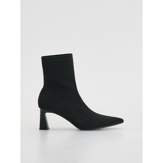 Reserved - Botki na obcasie - czarny ze sklepu Reserved w kategorii Botki - zdjęcie 186320722