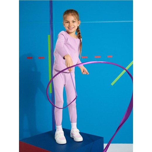 Sinsay - Komplet sportowy Active - fioletowy Sinsay 110 (4-5 l) Sinsay