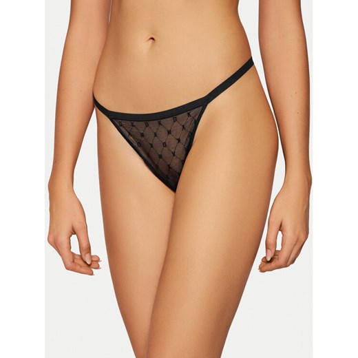 DKNY Stringi DK5029 Czarny ze sklepu MODIVO w kategorii Majtki damskie - zdjęcie 186323092