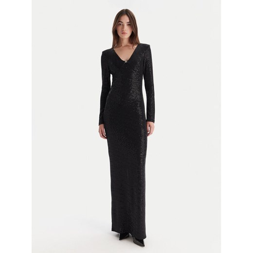 HUGO Sukienka wieczorowa Nammery 50546245 Czarny Slim Fit ze sklepu MODIVO w kategorii Sukienki - zdjęcie 186323182