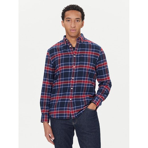 Tommy Hilfiger Koszula Hero MW0MW40473 Granatowy Regular Fit ze sklepu MODIVO w kategorii Koszule męskie - zdjęcie 186323220