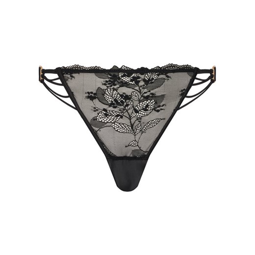 Hunkemöller Stringi Avela 302373 Czarny ze sklepu MODIVO w kategorii Majtki damskie - zdjęcie 186323242