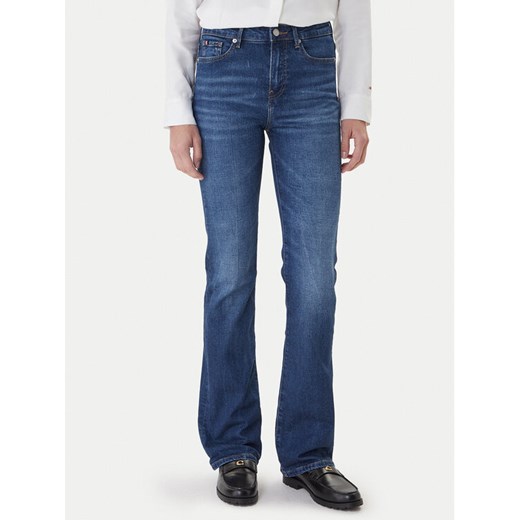 Tommy Hilfiger Jeansy WW0WW46729 Niebieski Bootcut Fit ze sklepu MODIVO w kategorii Jeansy damskie - zdjęcie 186323391
