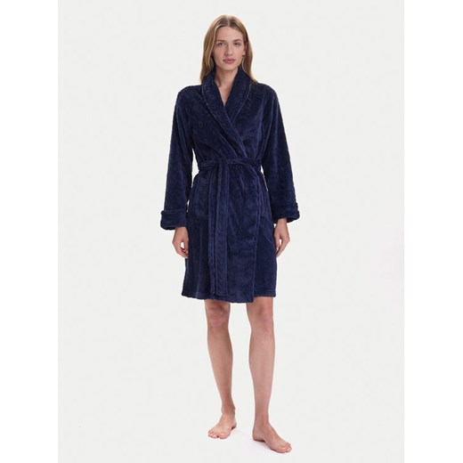 LAUREN RALPH LAUREN Szlafrok ILN42455F Granatowy ze sklepu MODIVO w kategorii Szlafroki damskie - zdjęcie 186323444