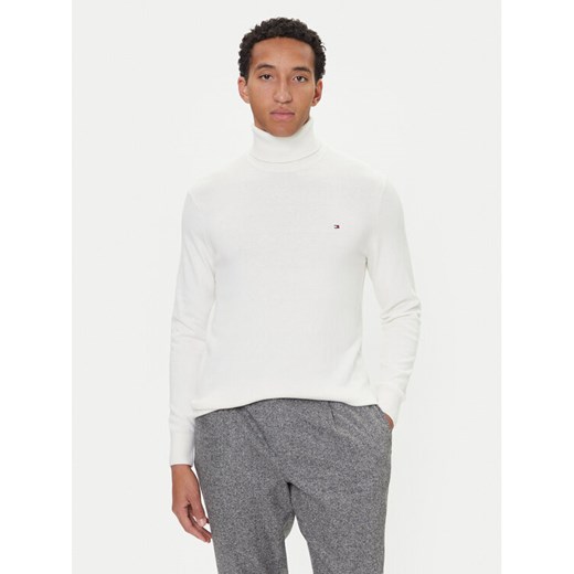 Tommy Hilfiger Golf MW0MW28048 Écru Regular Fit ze sklepu MODIVO w kategorii Swetry męskie - zdjęcie 186323473