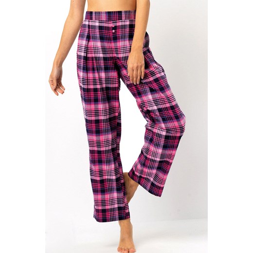 Flanelowe spodnie damskie w kratę LHE 490, Kolor fuksja-wzór, Rozmiar S, Key - id: 218433 - marki Key - 186325802 Flanelowe spodnie damskie w kratę LHE 490, Kolor fuksja-wzór, Rozmiar S, Key ze sklepu Primodo w kategorii Piżamy damskie - zdjęcie 186325802