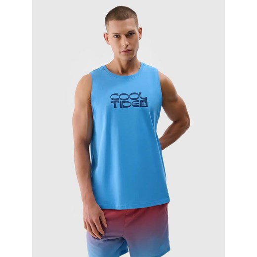 4F Top w kolorze niebieskim ze sklepu Limango Polska w kategorii T-shirty męskie - zdjęcie 186326390