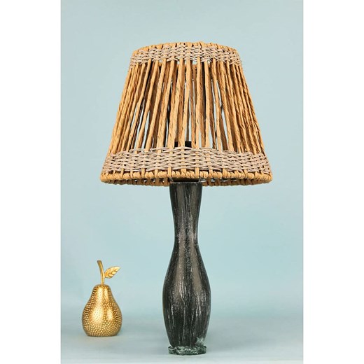 ABERTO DESIGN Lampa stołowa w kolorze beżowo-czarnym - wys. 45 x Ø 25 cm ze sklepu Limango Polska w kategorii Oświetlenie - zdjęcie 186326432