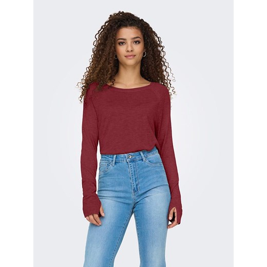 ONLY Sweter w kolorze bordowym ze sklepu Limango Polska w kategorii Swetry damskie - zdjęcie 186326723