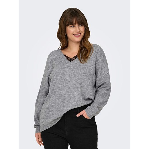 ONLY Sweter w kolorze szarym ze sklepu Limango Polska w kategorii Swetry damskie - zdjęcie 186326844