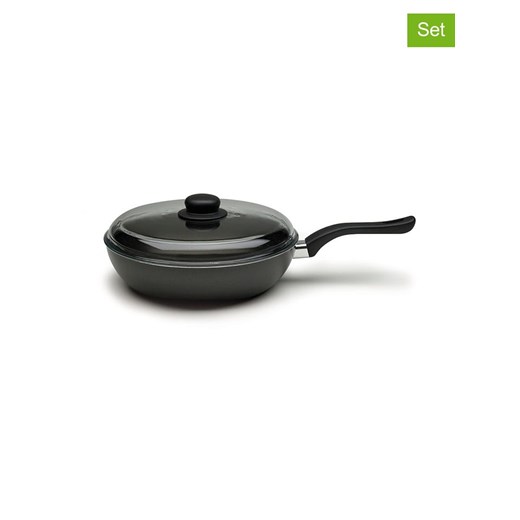 Ballarini 2-częściowy zestaw &quot;Garda&quot; w kolorze czarnym - Ø 28 cm ze sklepu Limango Polska w kategorii Garnki - zdjęcie 186326874