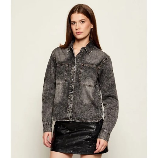 One Teaspoon Jeansowa koszula NIXIE | Classic fit ze sklepu Gomez Fashion Store w kategorii Koszule damskie - zdjęcie 186329114