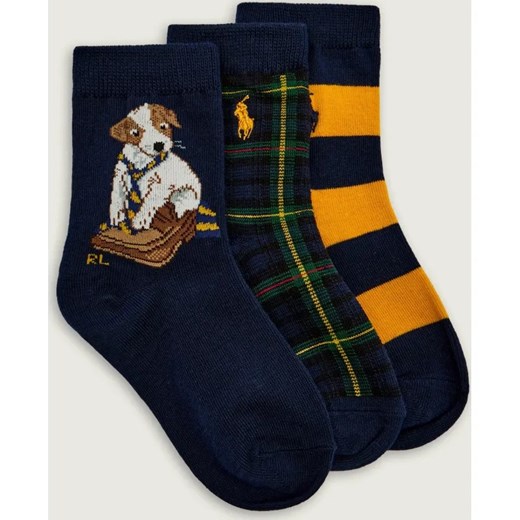 POLO RALPH LAUREN Skarpety 3-pack PLACED DOG ze sklepu Gomez Fashion Store w kategorii Skarpetki dziecięce - zdjęcie 186329124