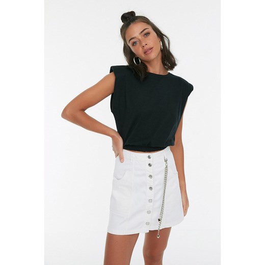 trendyol Koszulka w kolorze czarnym Trendyol M Limango Polska okazja