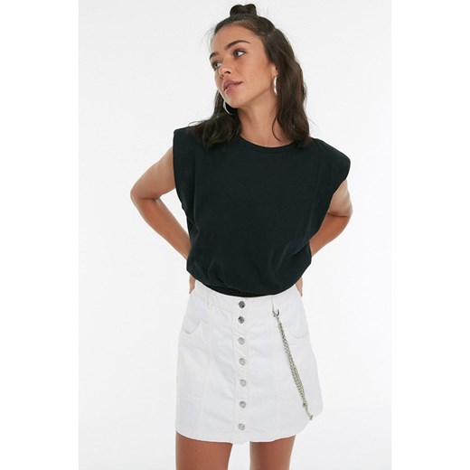 trendyol Koszulka w kolorze czarnym Trendyol M promocja Limango Polska