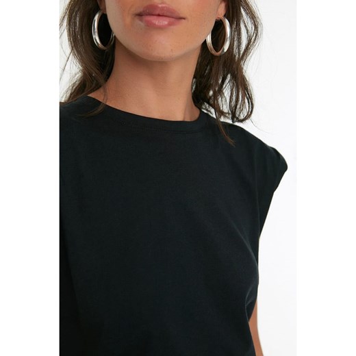 trendyol Koszulka w kolorze czarnym Trendyol M okazyjna cena Limango Polska