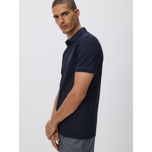 Reserved - Koszulka polo regular fit - granatowy ze sklepu Reserved w kategorii T-shirty męskie - zdjęcie 186330483