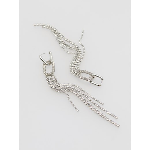 Reserved - Długie wiszące kolczyki - srebrny Reserved ONE SIZE Reserved