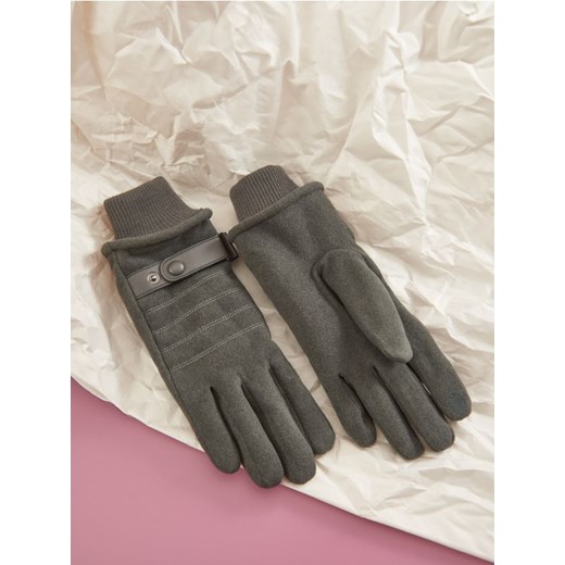 Sinsay - Rękawiczki - szary ze sklepu Sinsay w kategorii Rękawiczki męskie - zdjęcie 186331504
