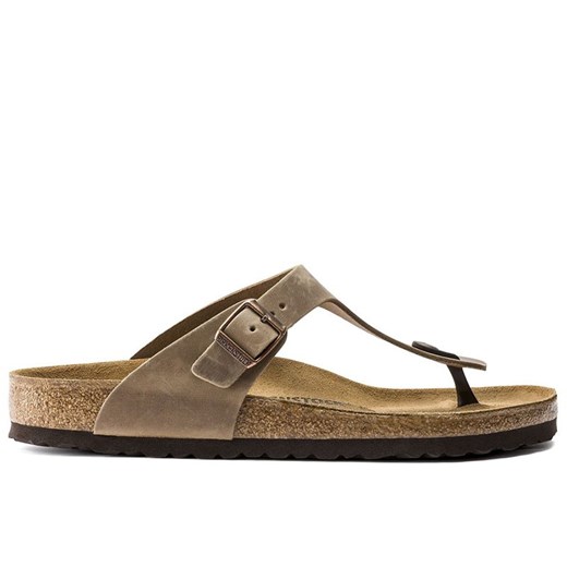Japonki unisex Birkenstock Gizeh 943811 - brązowe ze sklepu streetstyle24.pl w kategorii Klapki męskie - zdjęcie 186331551