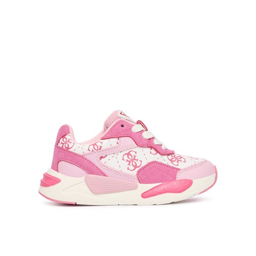 Sneakersy Guess K5BZ48 WO130 Różowy ze sklepu eobuwie.pl w kategorii Buty sportowe dziecięce - zdjęcie 186331553