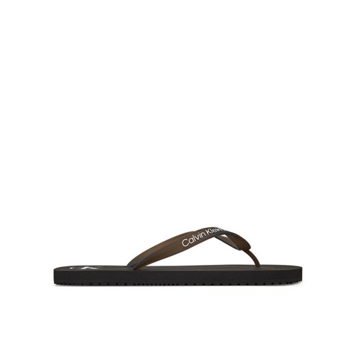 Japonki Calvin Klein Jeans Beach Sandal Transparent Tpu YM0YM01267 Czarny 45 eobuwie.pl