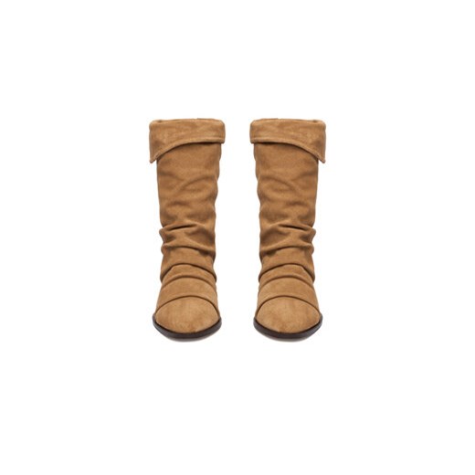 Kozaki Badura EO-APRIL-25FW218 Beżowy 36 eobuwie.pl