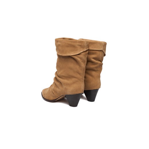 Kozaki Badura EO-APRIL-25FW218 Beżowy 40 eobuwie.pl