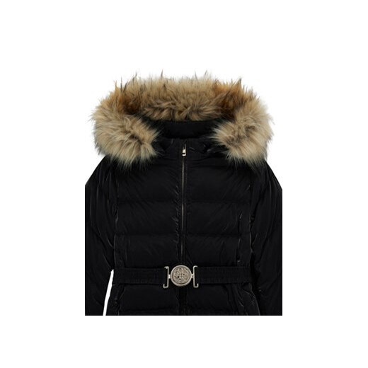 Guess Płaszcz zimowy J5BL19 W3080 Czarny Regular Fit Guess 7Y MODIVO