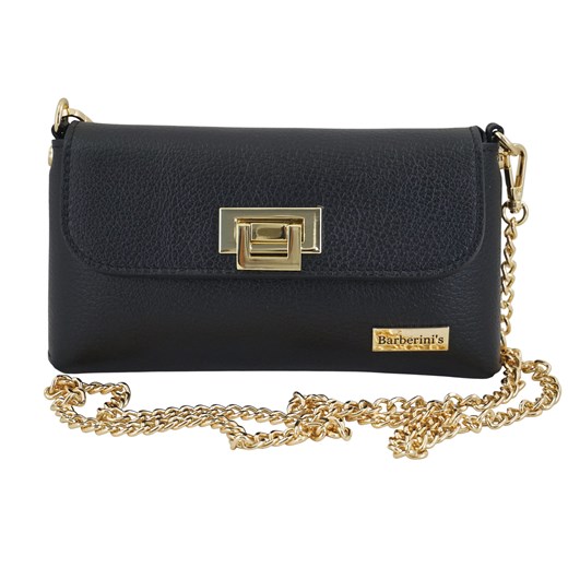 Elegancka torebka wieczorowa Barberinis - Czarna - id: 11450n - marki Barberini's - 186333284 Elegancka torebka wieczorowa Barberinis - Czarna ze sklepu butyolivier w kategorii Listonoszki - zdjęcie 186333284