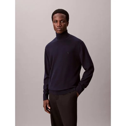 Calvin Klein Wełniany półgolf | Regular Fit ze sklepu Gomez Fashion Store w kategorii Swetry męskie - zdjęcie 186333780