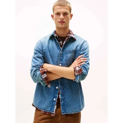 Tommy Jeans Jeansowa koszula | Regular Fit ze sklepu Gomez Fashion Store w kategorii Koszule męskie - zdjęcie 186333871