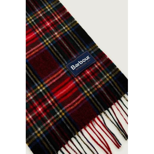 Barbour Wełniany szal New Check | z dodatkiem kaszmiru Barbour OS Gomez Fashion Store