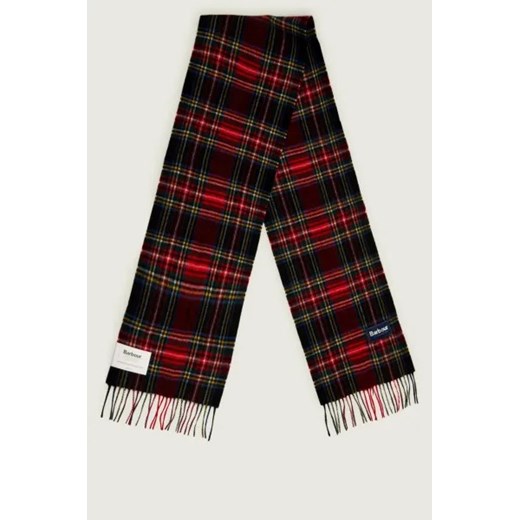 Barbour Wełniany szal New Check | z dodatkiem kaszmiru Barbour OS Gomez Fashion Store