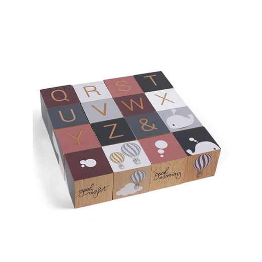 Filibabba Drewniane klocki - 16 el. ze sklepu Limango Polska w kategorii Zabawki - zdjęcie 186334994