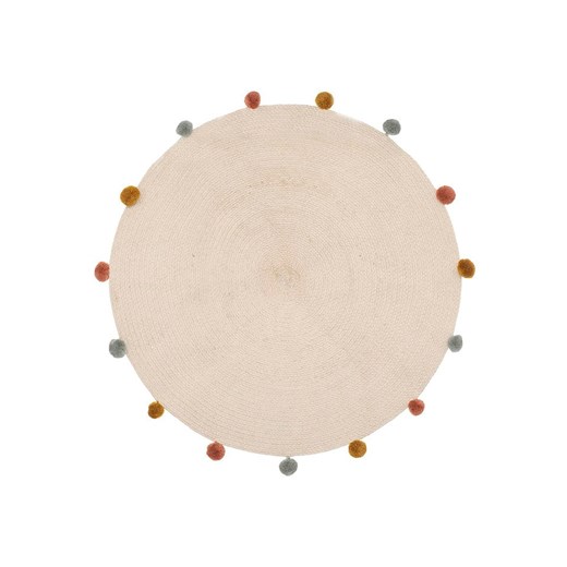 WellHome for Kids Bawełniany dywan w kolorze kremowym ze wzorem ze sklepu Limango Polska w kategorii Tekstylia dziecięce - zdjęcie 186335130