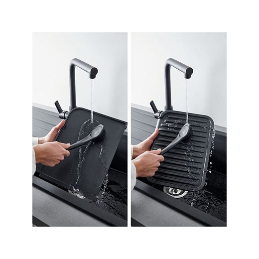 Tefal Szczotka w kolorze szarym - dł. 23,5 cm Tefal onesize wyprzedaż Limango Polska