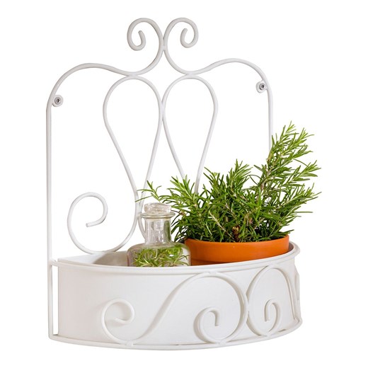 heine home Regał ścienny w kolorze białym - 30 x 34 x 15 cm Heine Home onesize okazja Limango Polska