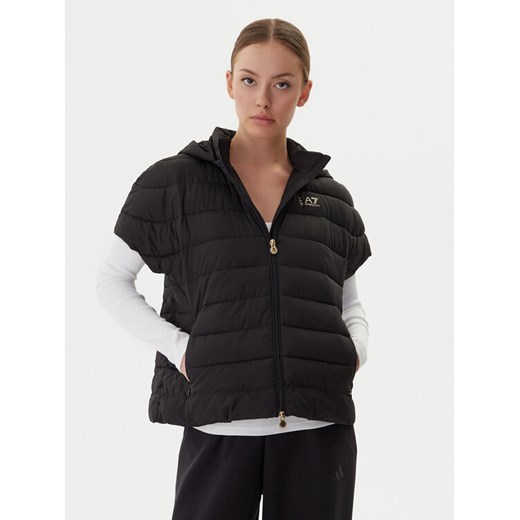EA7 Emporio Armani Bezrękawnik 7W000477 AF12476 UC001 Czarny Regular Fit ze sklepu MODIVO w kategorii Kamizelki damskie - zdjęcie 186338760