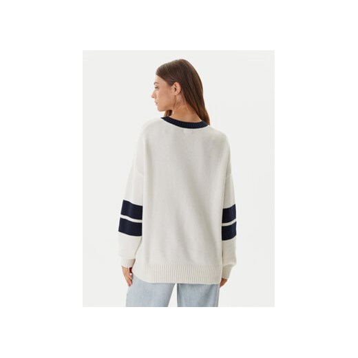 Guess Jeans Sweter W5BR10 Z0561 Écru Relaxed Fit XXL MODIVO