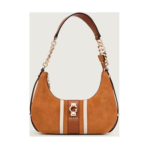 Guess Hobo ERENIA | zamsz ze sklepu Gomez Fashion Store w kategorii Torebki hobo - zdjęcie 186340454