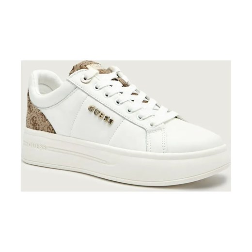Guess Skórzane sneakersy WELLI ze sklepu Gomez Fashion Store w kategorii Buty sportowe damskie - zdjęcie 186340483