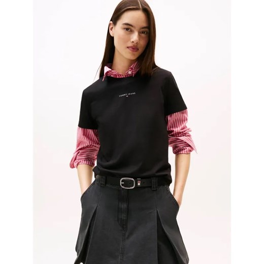 Tommy Jeans T-shirt | Regular Fit ze sklepu Gomez Fashion Store w kategorii Bluzki damskie - zdjęcie 186340543