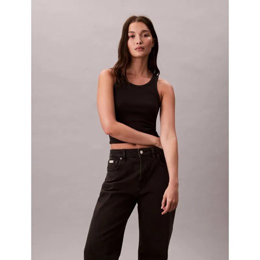 Calvin Klein Jeans Jeansy ESSENTIAL | Straight fit | high rise ze sklepu Gomez Fashion Store w kategorii Jeansy damskie - zdjęcie 186340544