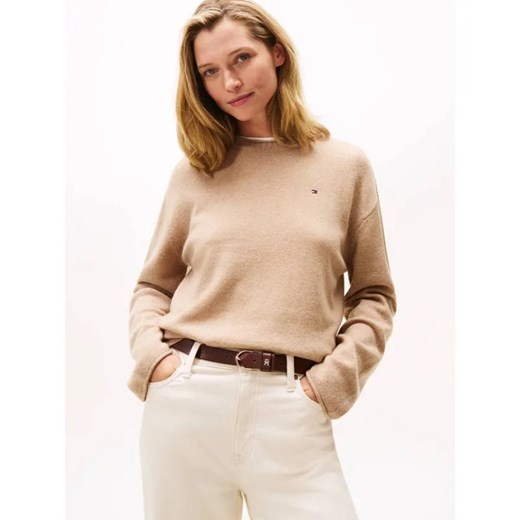 Tommy Hilfiger Wełniany sweter | Loose fit ze sklepu Gomez Fashion Store w kategorii Swetry damskie - zdjęcie 186340564