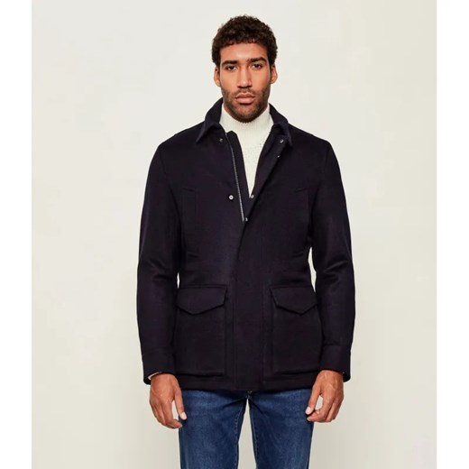 Oscar Jacobson Wełniana kurtka Traveller | Regular Fit ze sklepu Gomez Fashion Store w kategorii Kurtki męskie - zdjęcie 186340583