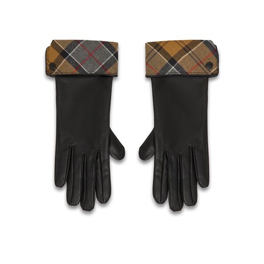 Rękawiczki Damskie Barbour Lady Jane LGL0005BK11 Czarny ze sklepu eobuwie.pl w kategorii Rękawiczki damskie - zdjęcie 186341620