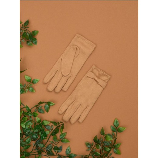 Sinsay - Rękawiczki - beżowy Sinsay M/L Sinsay