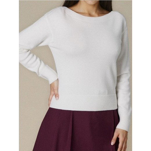 Sinsay - Sweter - kremowy ze sklepu Sinsay w kategorii Swetry damskie - zdjęcie 186342980
