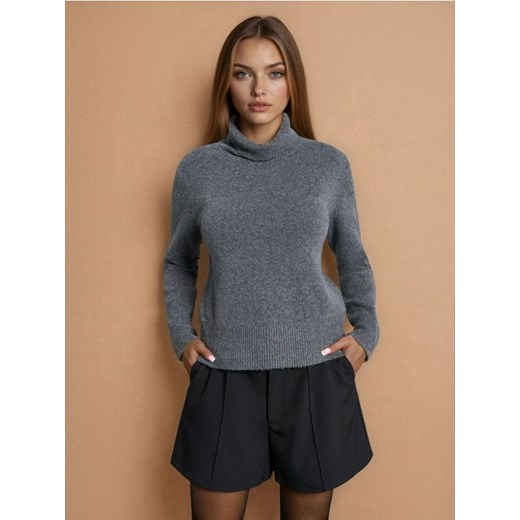 Sinsay - Golf w stylu basic - szary ze sklepu Sinsay w kategorii Swetry damskie - zdjęcie 186342992